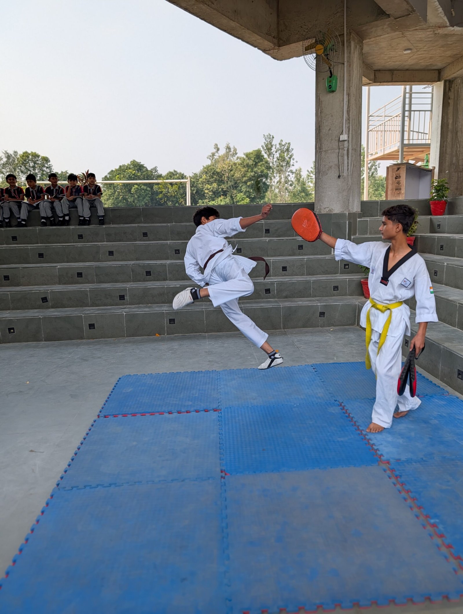 Taekwondo Practice at Guidance International School 01