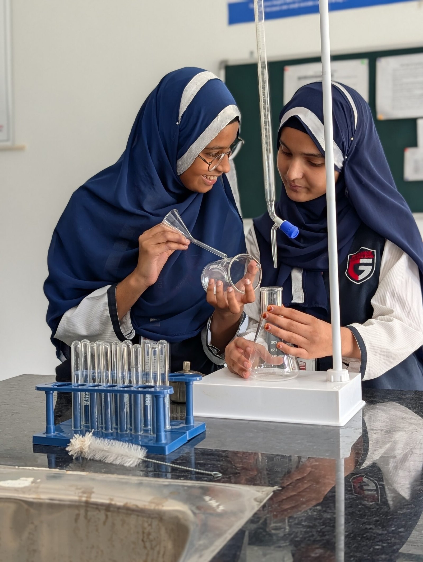 Chemistry Lab Practicals at Guidance International School 01